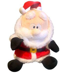 Gemmy Animated Singing Santa Plush Toy "Respect" Red & White 12" Battery Operate